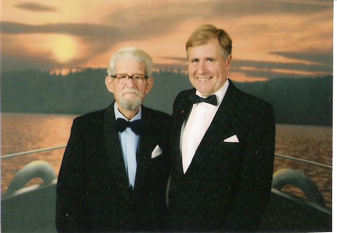 My father (aged 94) and me