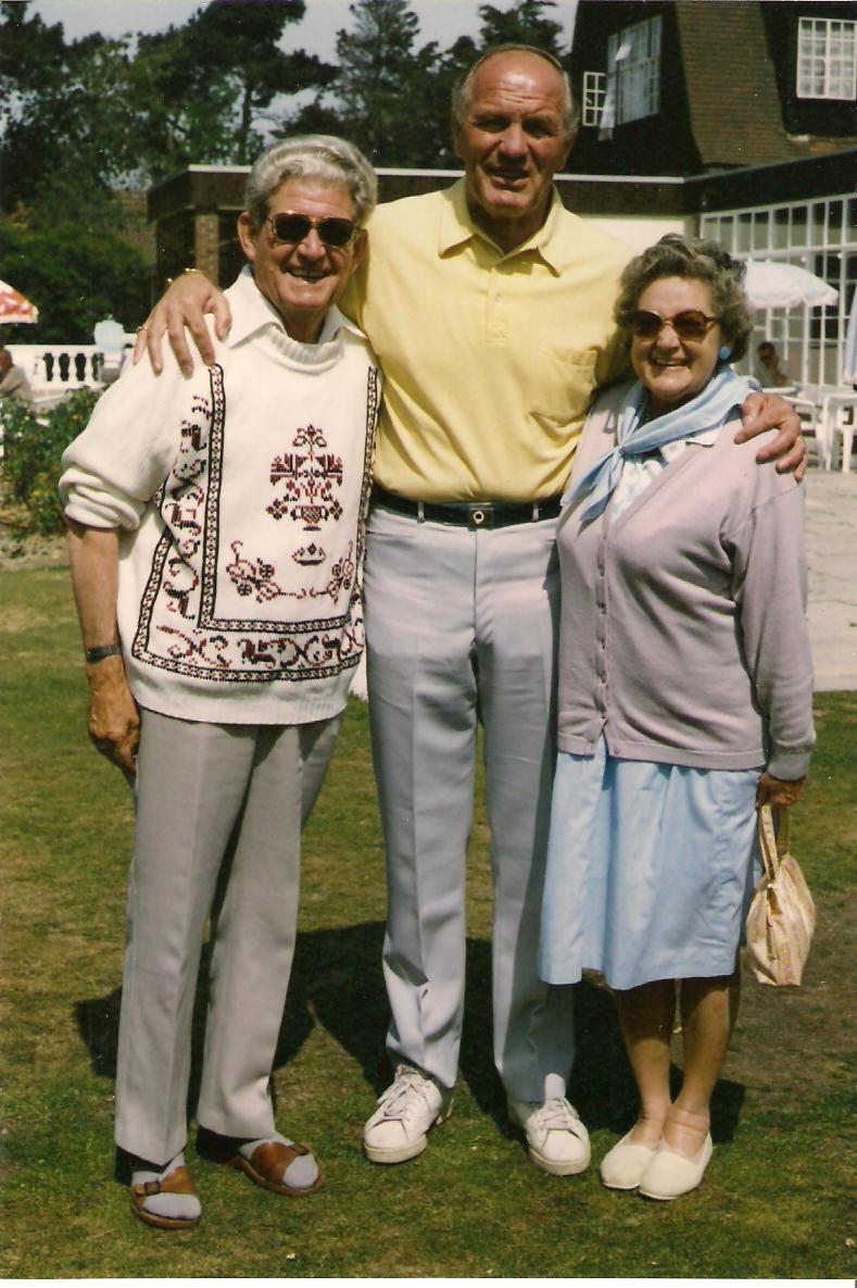 My parents with Sir Henry Cooper