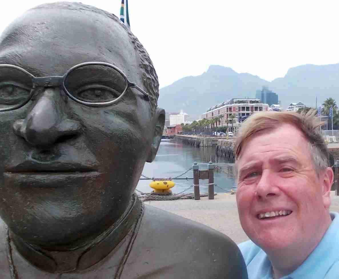 Nobel Peace Prize Winner Archbishop Desmond Tutu FKC with Martin P. Lee AKC