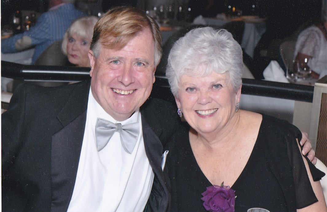 Me and Janet at the last formal dinner