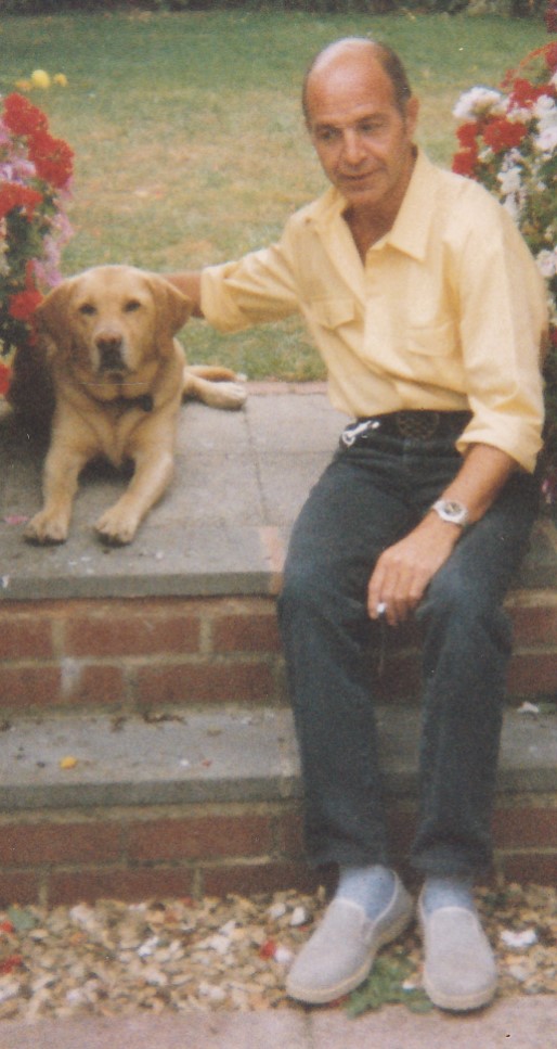 Peter Wood (dancer) from Bournemouth, Dorset with Jasper
