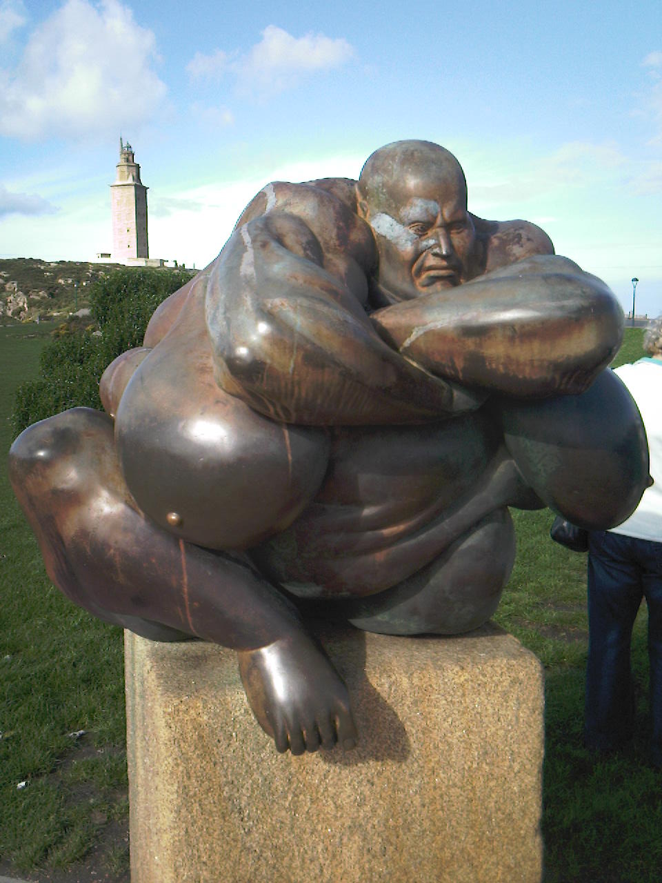 Sumo wrestler in La Coru�a