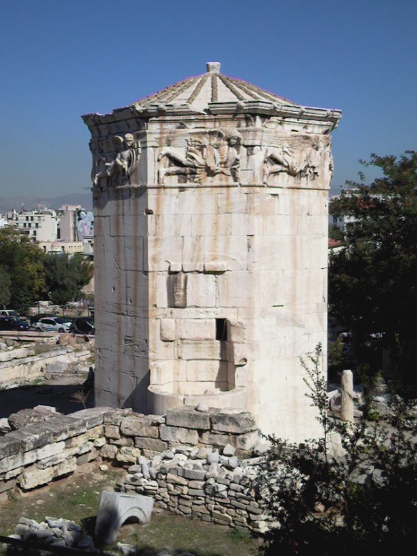 The temple of the winds in Athens, Greece