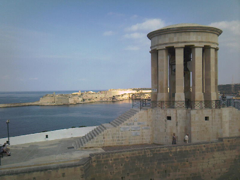 Siege Bell, Grand Harbour, Valletta, Malta