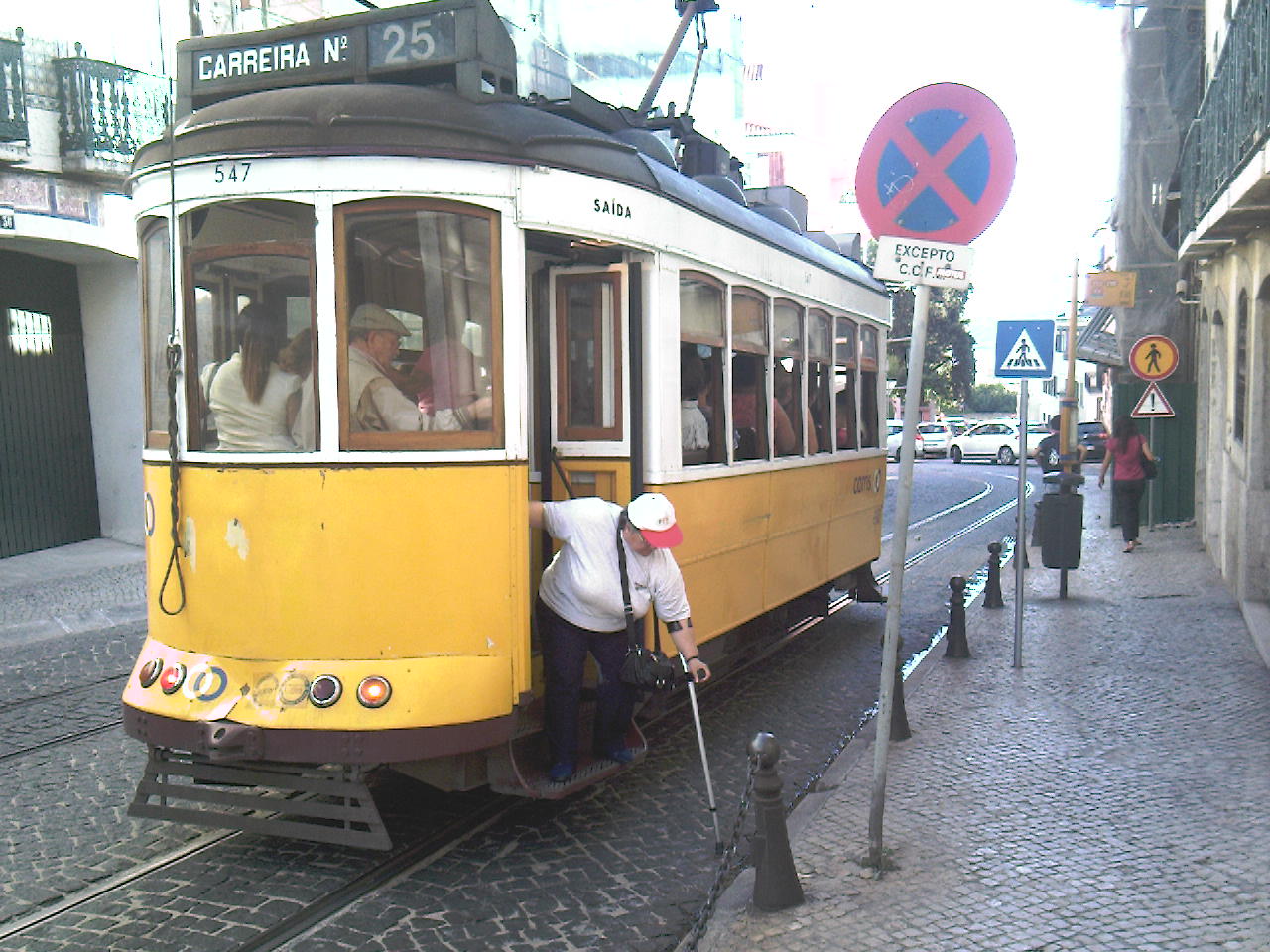 Tram in Lisbon