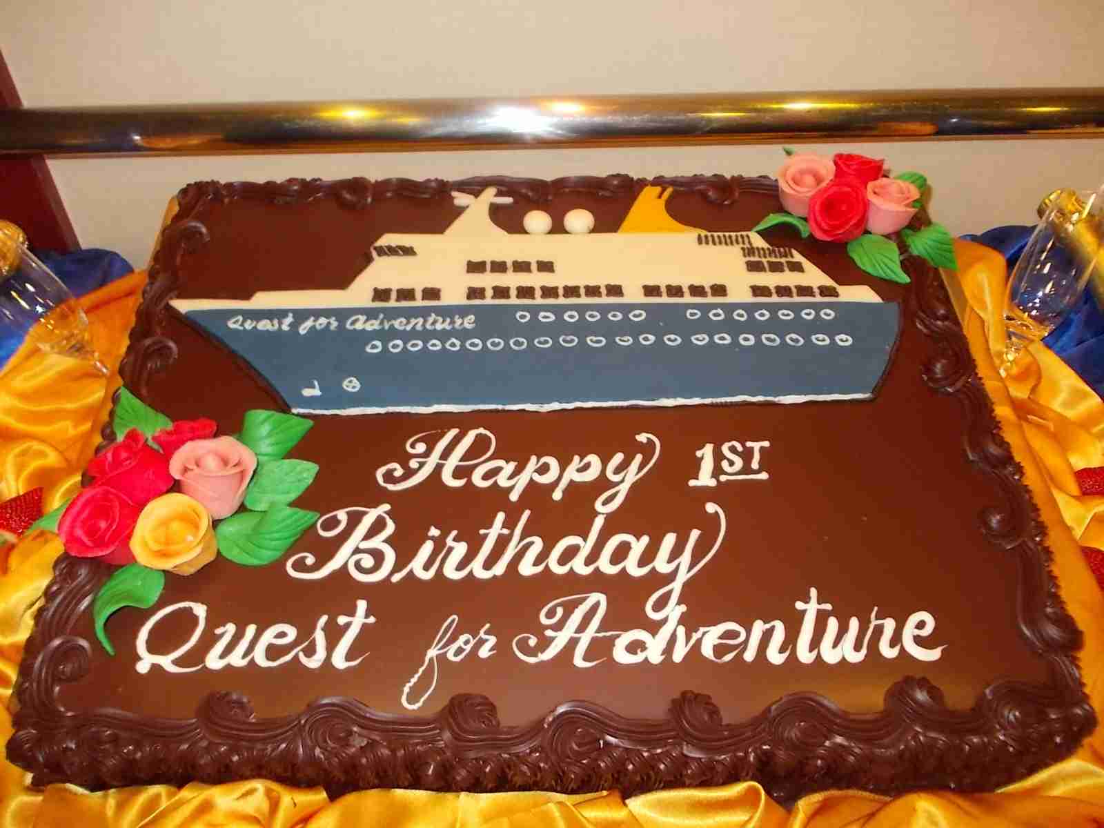 Quest for Adventure first and last birthday cake!
