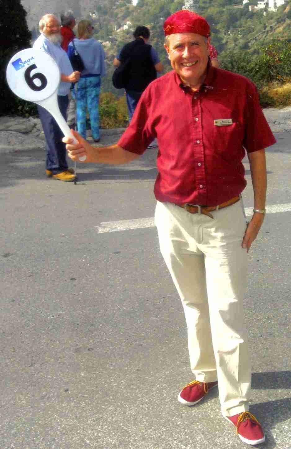 Me on escort duty, picture taken and donated by Irish man