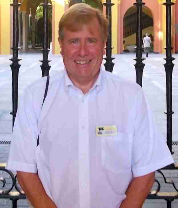 Me at the Archbishop's Palace in Seville