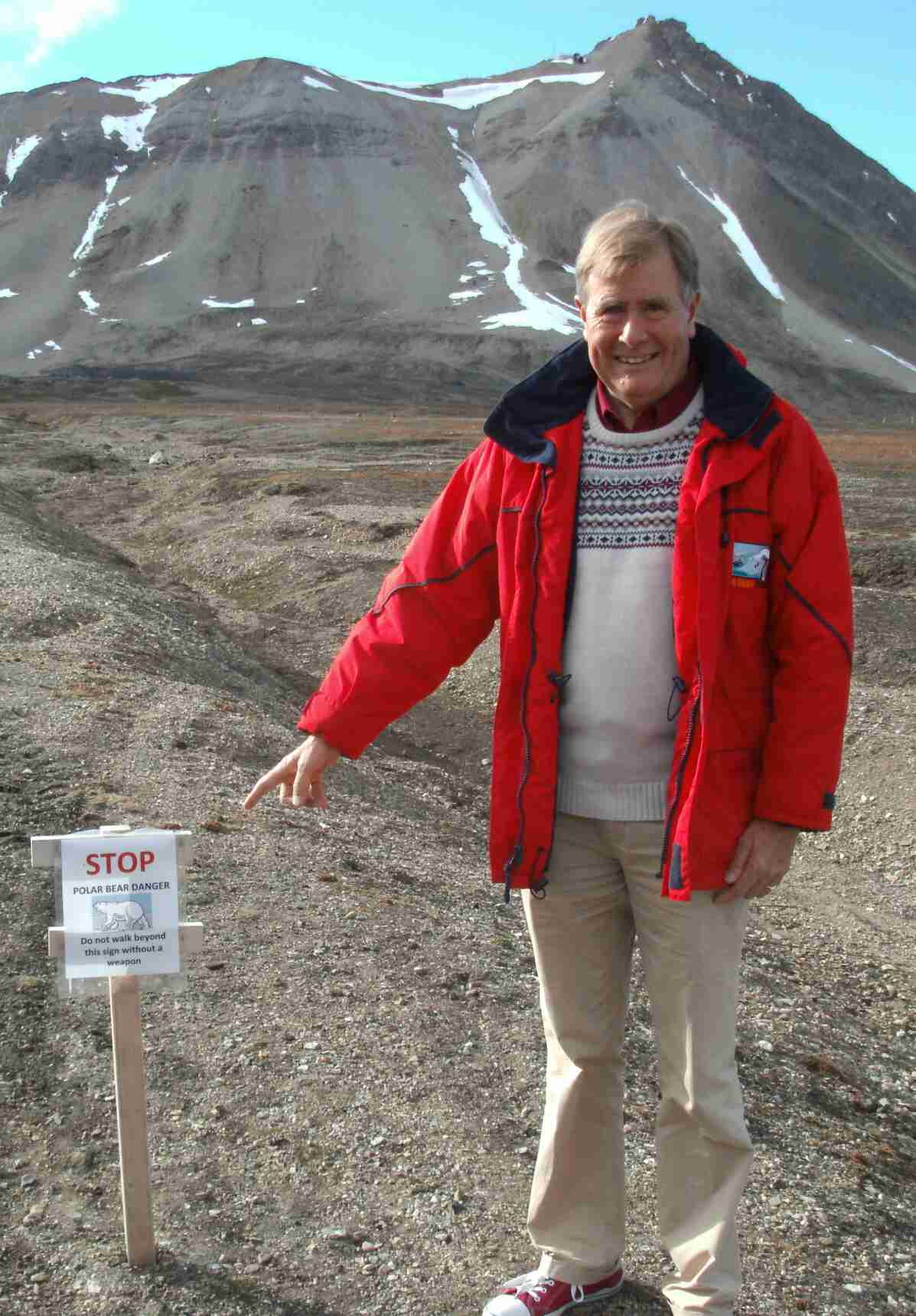 Me at Ny �lesund, Spitsbergen, Svalbard, Norway