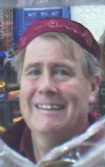 Self portrait in the bazaar