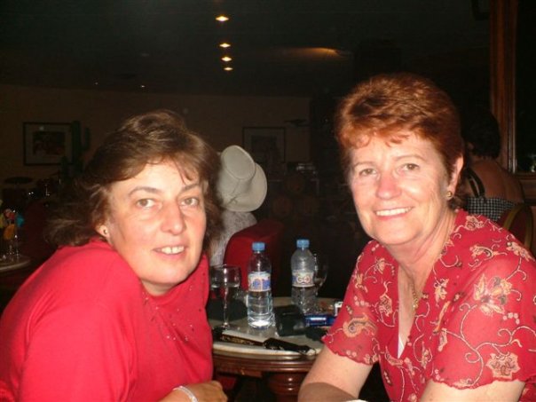 Sheila Burt & Pamela Stevenson from New Milton, Hampshire